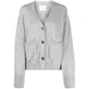 Lisa Yang Gray Danni Cardigan In Gray