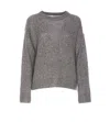 Lisa Yang Mira Cashmere And Silk Sweater In Grey