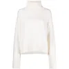 Lisa Yang Roll-neck Ribbed Cashmere Jumper In Neutrals