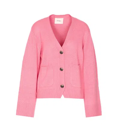 Lisa Yang Oversized Crewneck Knitwear Long Sleeves In Pink