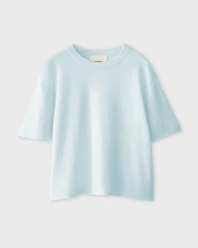 Lisa Yang T-shirt Cila Cashmere Blå