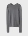 Lisa Yang T-shirt Long Sleeve Vivian Cashmere In Gray