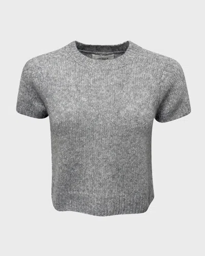 Lisa Yang T-shirt Siona Cashmere In Gray