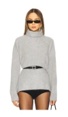Lisa Yang Teresa Sweater In Cloudy Brushed