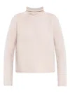 Lisa Yang Teresa High-neck Ribbed Sweater In Pink