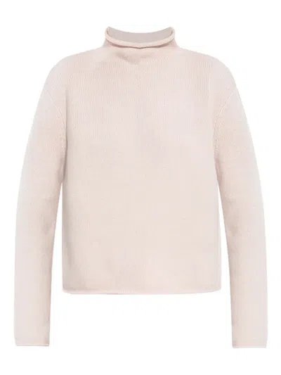 Lisa Yang Teresa High-neck Ribbed Sweater In Pink