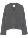 Lisa Yang The Aletta Sweater In Grau