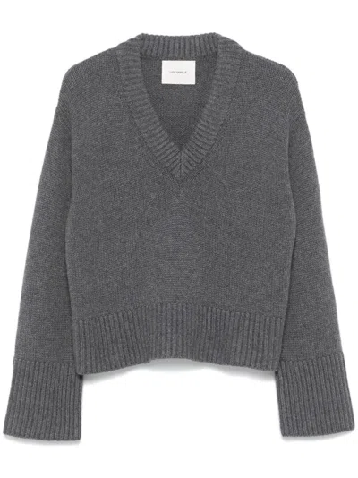 Lisa Yang The Aletta Sweater In Grau