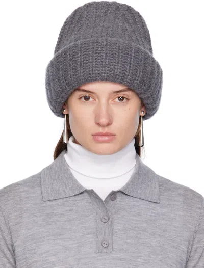 Lisa Yang グレー 'the Beatris' ビーニー In Gray