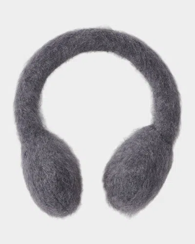 Lisa Yang The Brushed Cashmere Earmuffs In Blue