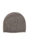 Lisa Yang The Brushed Mohair Beanie In Orange