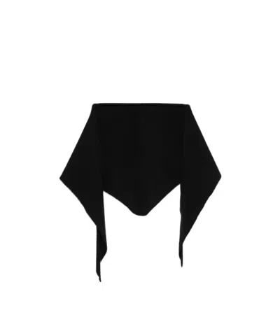 Lisa Yang The Florianne Scarf In Black