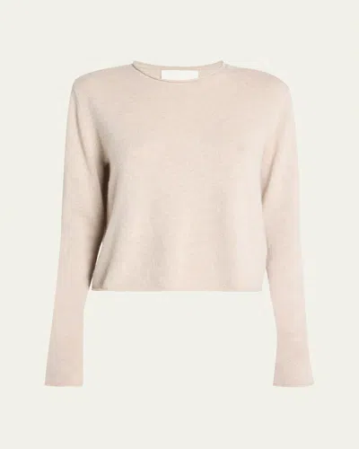 Lisa Yang The Ida Cashmere Crewneck Sweater In Sand