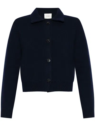Lisa Yang The Lynna Cardigan In Blue