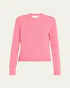 Lisa Yang The Mable Cashmere Cropped Sweater In Pink