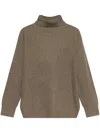 Lisa Yang The Therese Sweater In Brown