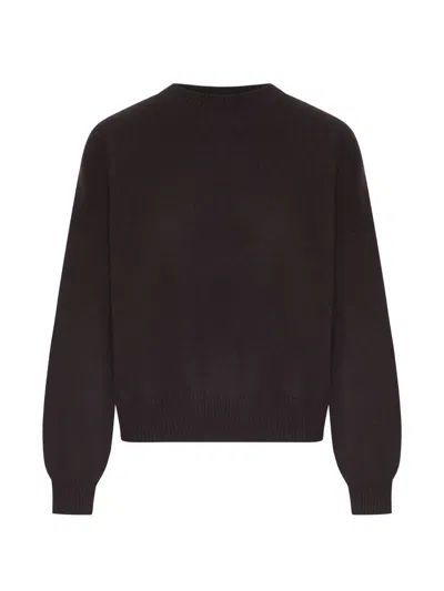 Lisa Yang The Veira Ribbed-knit Dropped-shoulder Sweater In Brown