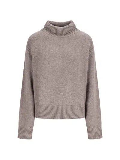 Lisa Yang Tiona Cut-out Back Sweater In Brown