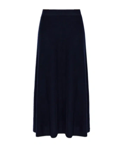 Lisa Yang Torie Cashmere Maxi Skirt In Blue
