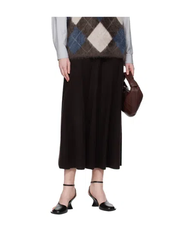 Lisa Yang Torie Midi Skirt In Black