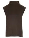 Lisa Yang Tova Cashmere Sweater Vest In Brown
