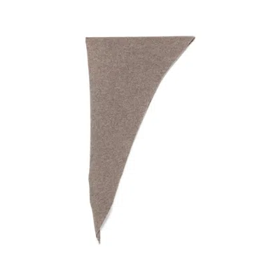 Lisa Yang Triangular Cashmere Scarf In Brown