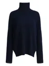 Lisa Yang Heidi Cashmere Turtle-neck Jumper In Blue
