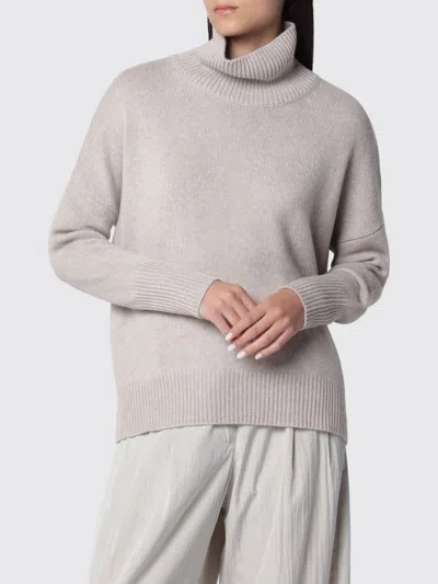 Lisa Yang Turtleneck Jumper In Pure Cashmere With Dropped Shoulders In Gray