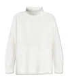 Lisa Yang Teresa Roll-neck Jumper In White