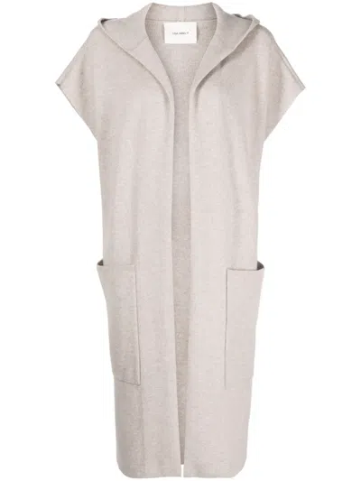 Lisa Yang Two-pocket Knitted Cardi-coat In Neutrals