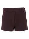 Lisa Yang Tyra Tailored Shorts In Purple