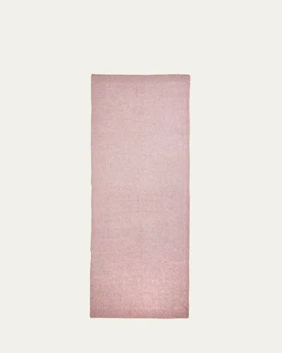 Lisa Yang Ulla Cashmere Knit Scarf In Pink Granite