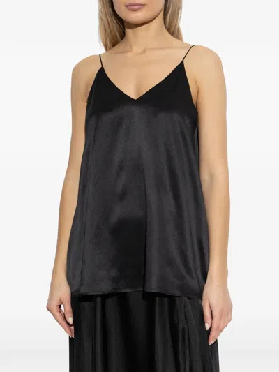 Lisa Yang V-neck Camisole Top In Black