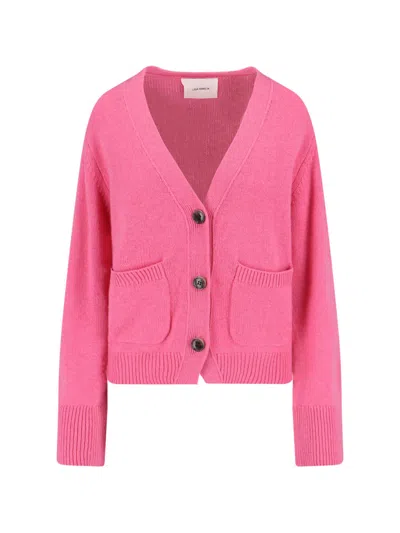 Lisa Yang V-neck Cardigan Danni In Pink