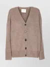 Lisa Yang V-neck Long Sleeve Knitwear Ii In Brown