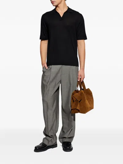 Lisa Yang V-neck T-shirt In Black