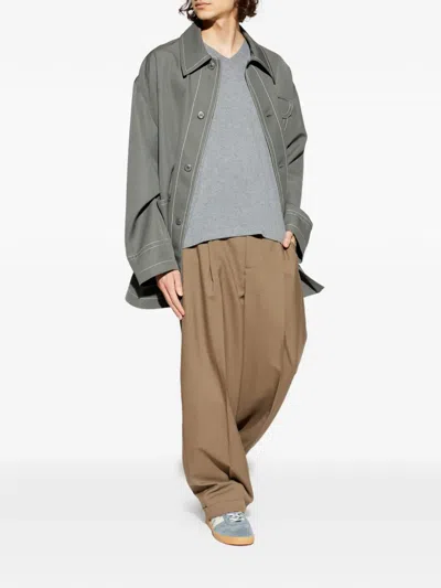 Lisa Yang V-neck T-shirt In Gray