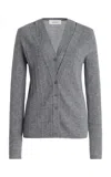 Lisa Yang Vanna Cashmere Cardigan In Gray