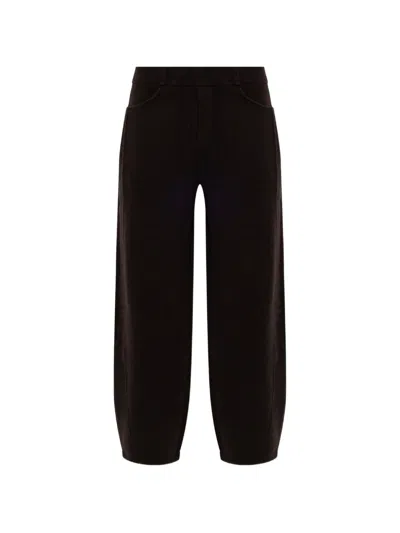 Lisa Yang Veda Cashmere Straight-leg Trousers In Brown