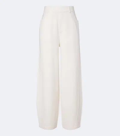 Lisa Yang Veda Cashmere Wide-leg Pants In White