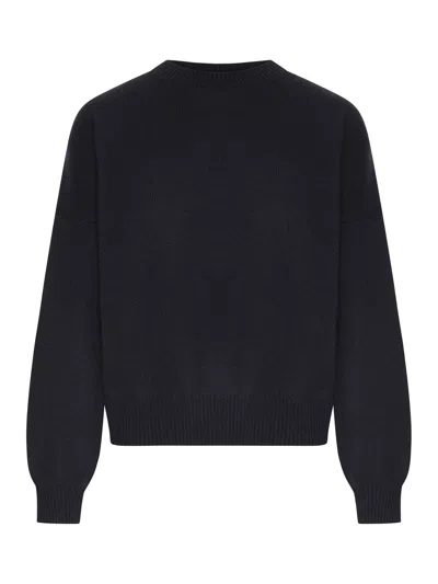 Lisa Yang Veira Cashmere Sweater With Wide Sleeves In Black