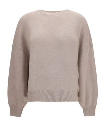 Lisa Yang Veira Ribbed Knit Sweater In Neutral