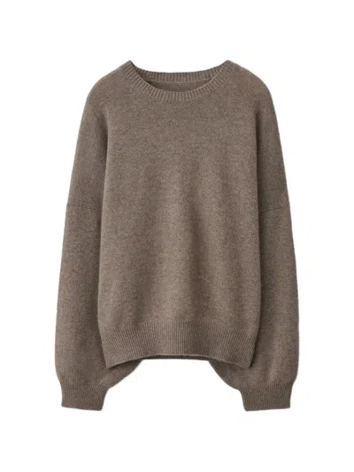 Lisa Yang Veira Ribbed Knit Sweater In Brown