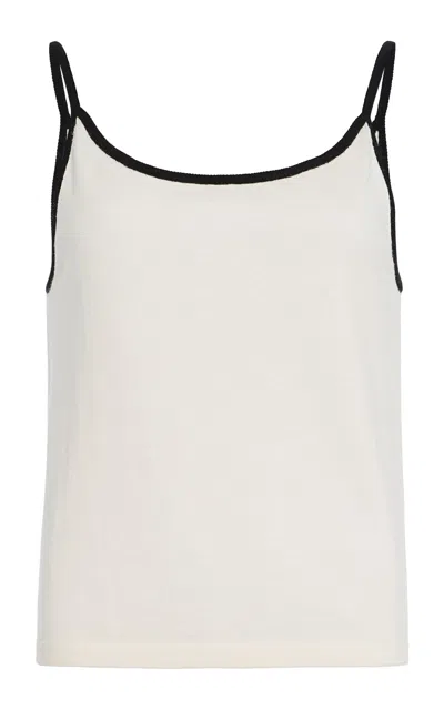 Lisa Yang Veya Cashmere-cotton Top