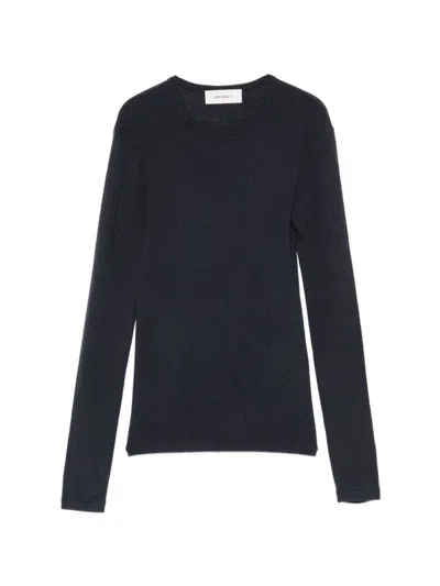 Lisa Yang Cashmere Fine-knit Long-sleeve Jumper In Blue