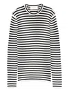 Lisa Yang Vivian Striped Cotton And Cashmere Top In Black