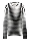 Lisa Yang Vivian Striped Cotton And Cashmere Top In White