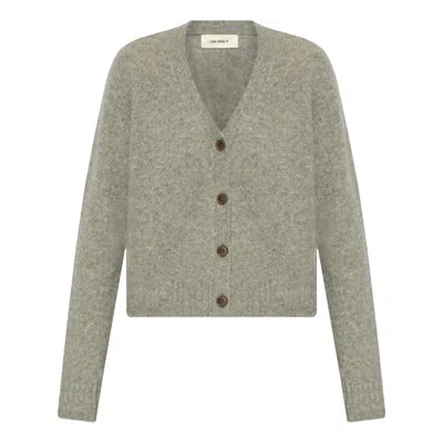 Lisa Yang V-neck Cardigan In Gray