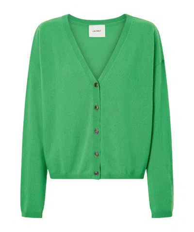Lisa Yang Abby Cashmere Cardigan In Green