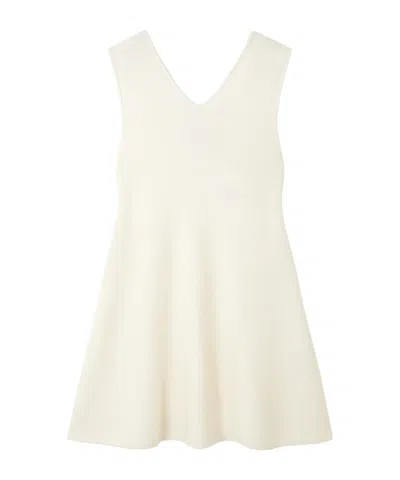 Lisa Yang Nyna Cashmere Mini Dress In White